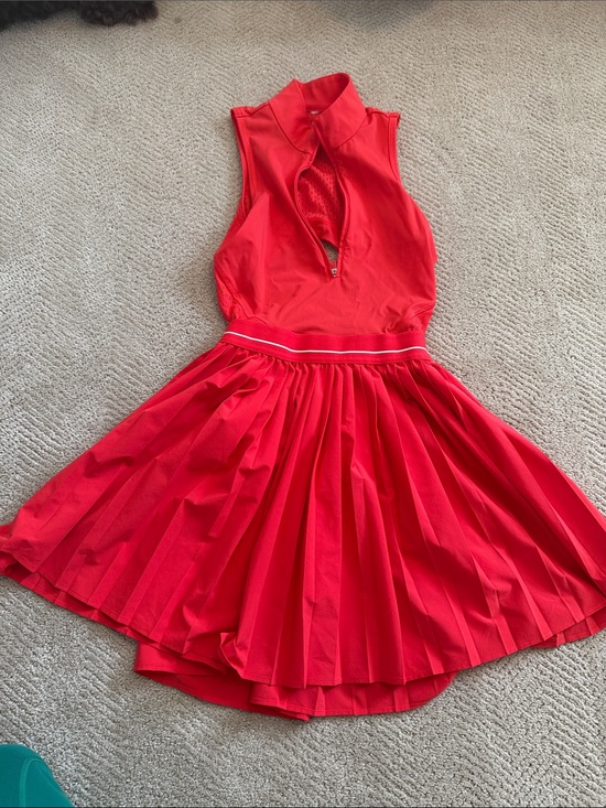 Wilson Dresses & Skirts - Wilson Red Sleeveless Pleated Tennis Dress